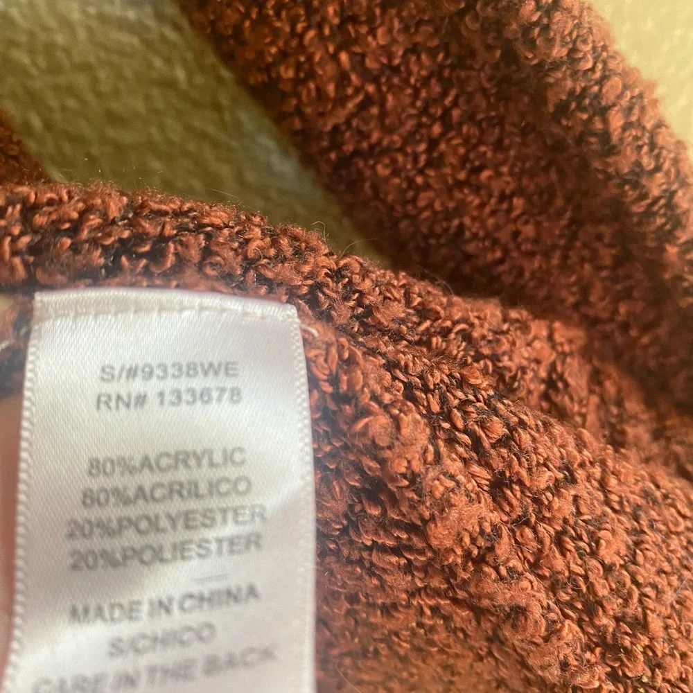 Love Tree V-Neck Sweater - Rich Brown - Picture 5 of 5
